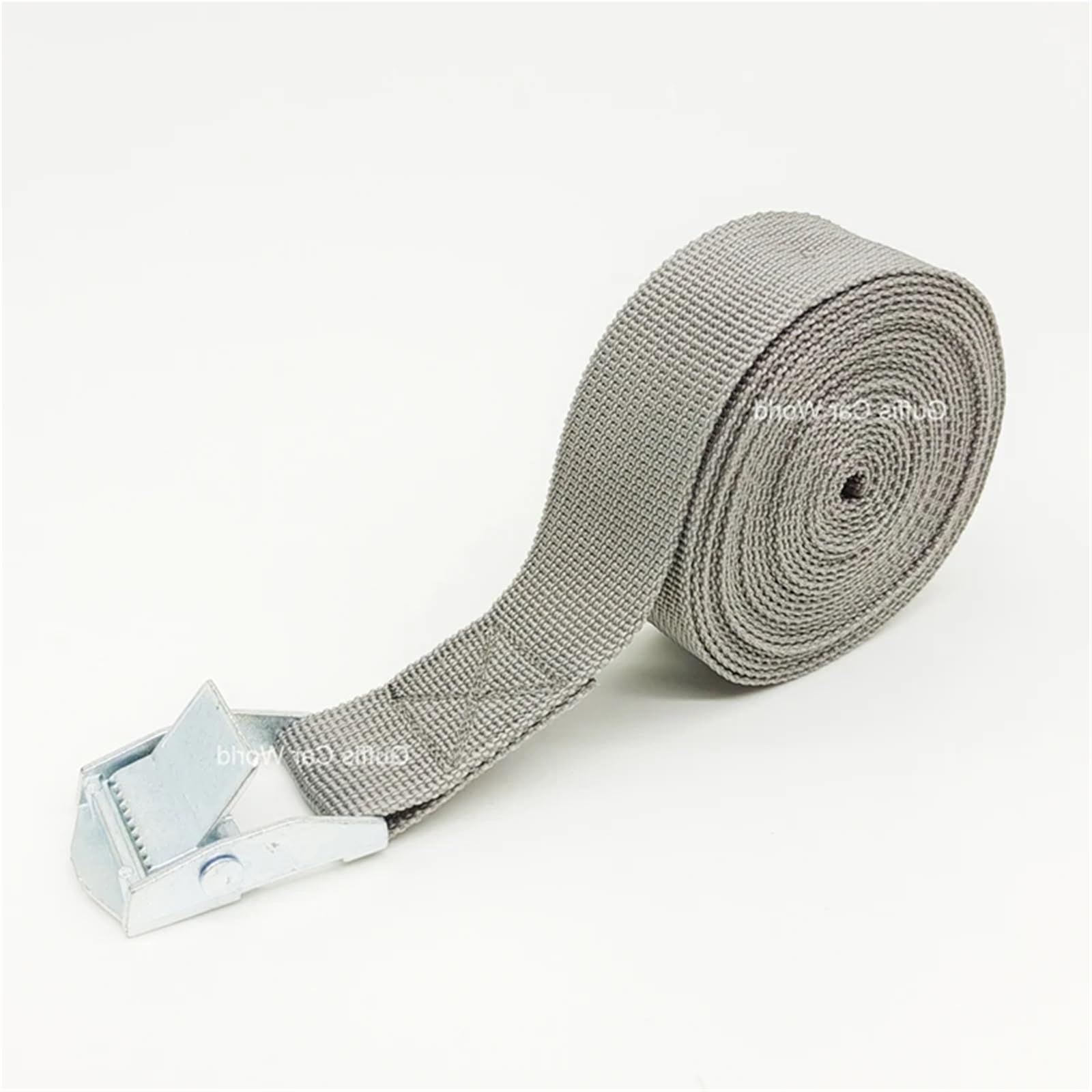 Tie Down Strap, 4M Cargo Straps with Buckle Tie-Down Belt for Motorcycle Car Bicycle Metal Tow Rope Strong Ratchet Fixing Belt for Lugga Bag(1x Gray)