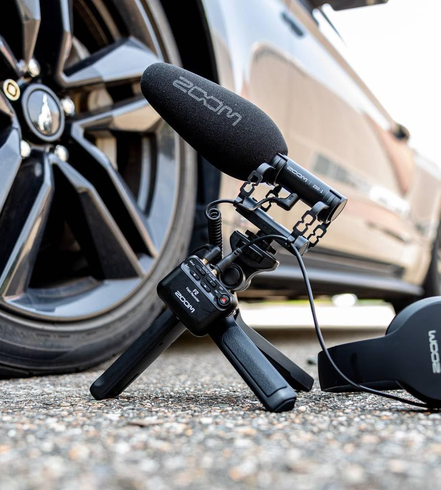 Zoom ZSG-1 - Micrófono direccional para cámaras y smartphones, color negro