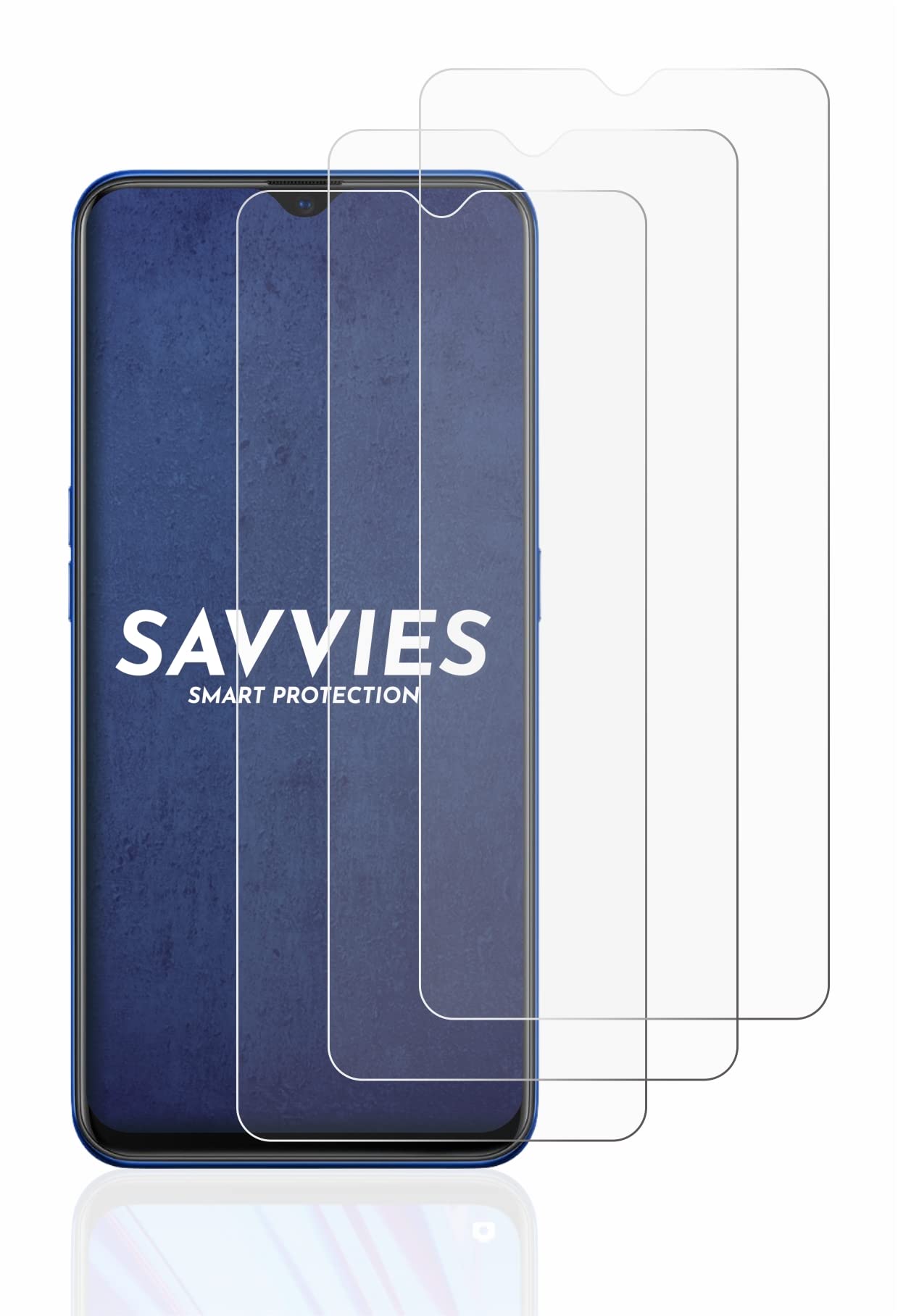 savvies 6 Pezzi Pellicola Protettiva per Oppo A3 Protezione Schermo