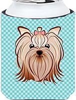 Vista 669 de Caroline's Treasures BB1293LITERK Tablero de ajedrez verde lima Weimaraner Botella de vino Hugger Funda Enfriadora Abrazador Lavable a Máquina