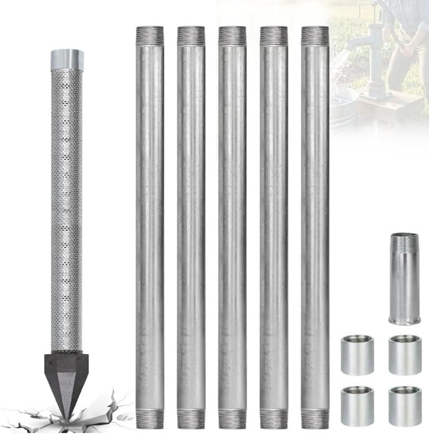 Kit Complet avec Filtre 36 po et raccords NPT