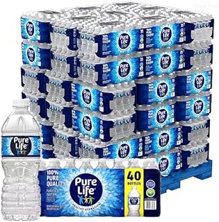 Generic Pure Life (16.9 Oz) - Full Pallet of Water - 40 Bottle of Water per Case - 1920 Bottles (48 Cases)