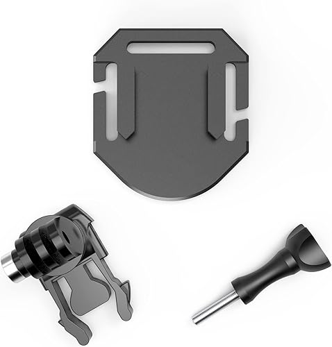 MOLLE - Chaleco táctico con base de conexión, hebilla colgante, soporte Molle con tornillo giratorio de 360 grados, kit de casco para GoPro