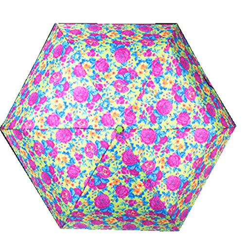 Xagoo® Paraguas de calidad y elegante, resistente, impermeable y cortavientos, compacto para viaje fácil de transportar variedad de colores, resistente, de gran calidad. Varios colores Vert clair camélia