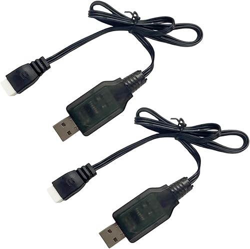 Cable cargador de batería RC XH-3P perfecto para tu batería LiPo de iones de litio de 7.4 V, coche RC, pistola de bolas de salpicadura, dron y disponible en Yaxa El Salvador