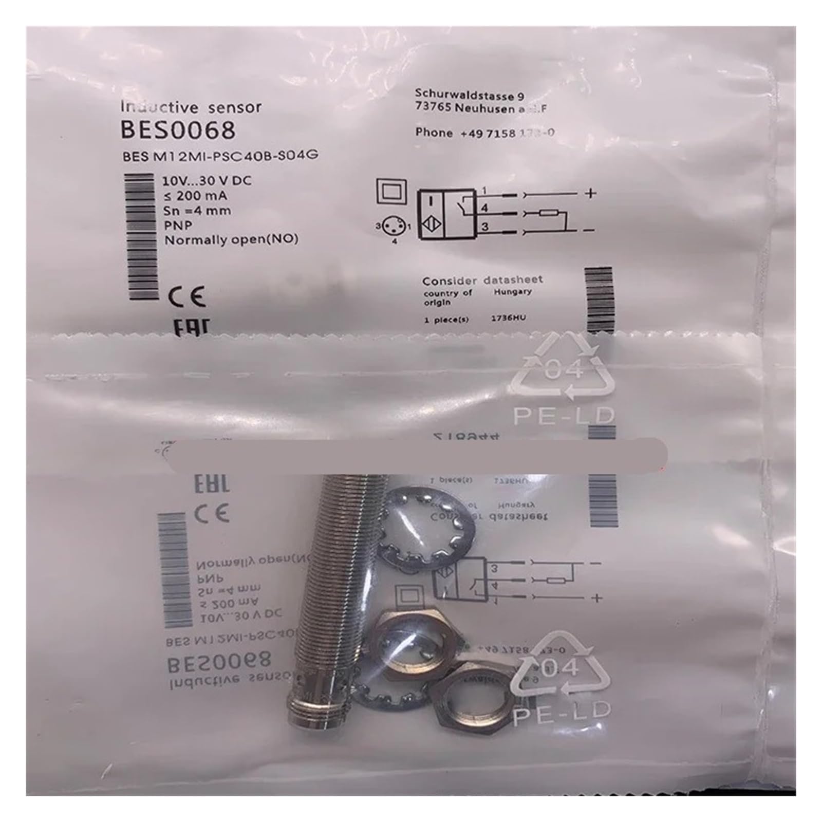LZIKKGKI 1pcs sensor BES04FM M12MI-PSC40B-BP03-112