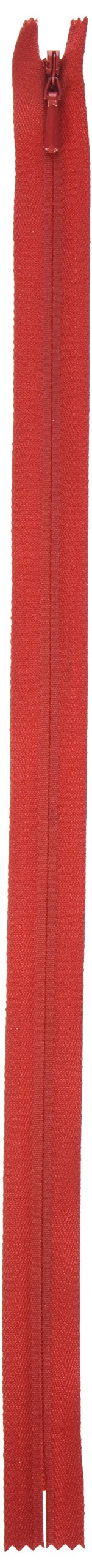 JOANN FABRIC AND CRAFT STORES Unique Invisible Zipper 14 Inch -Red