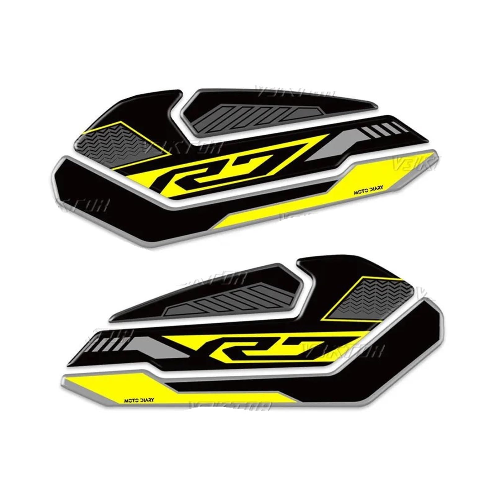 Tank Pad Sticker Motorcycle Fuel Protection Decal for R7 YZF YZFR7 2021-2024 Fairing Sticker