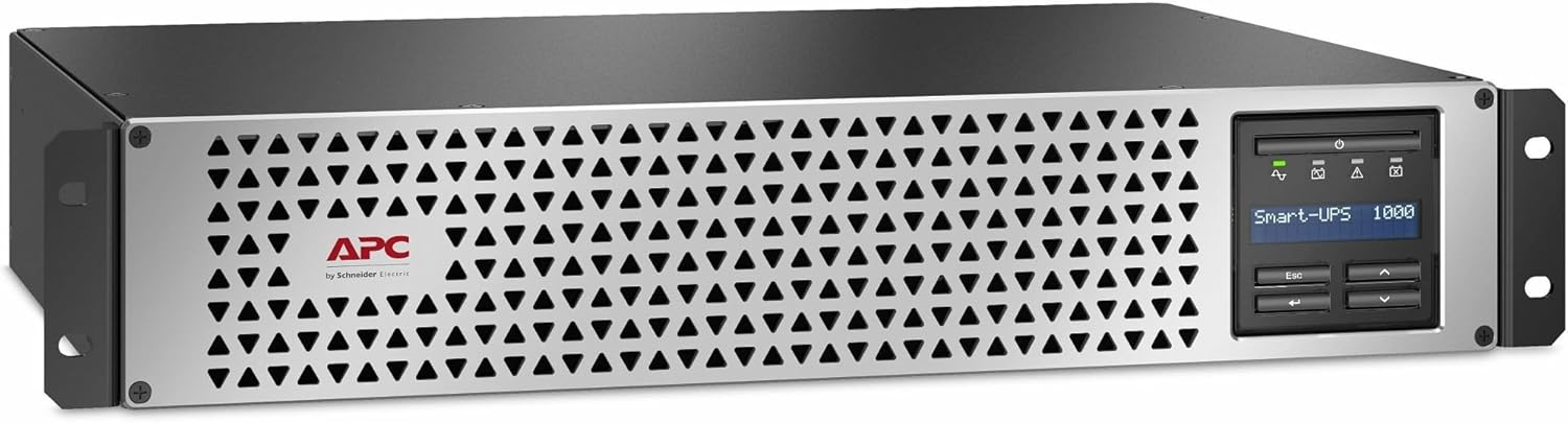 APC Smart-UPS 1000VA Lithium Ion UPS with SmartConnect, SMTL1000RM2UC, Pure Sine Wave, Short-Depth 120V Uninterruptible Power Supply