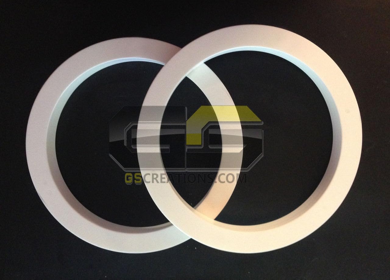 Boat Speaker Spacer Rings White King Starboard 1/2'' Thick for Audio Marine M6-880X M880-CCX