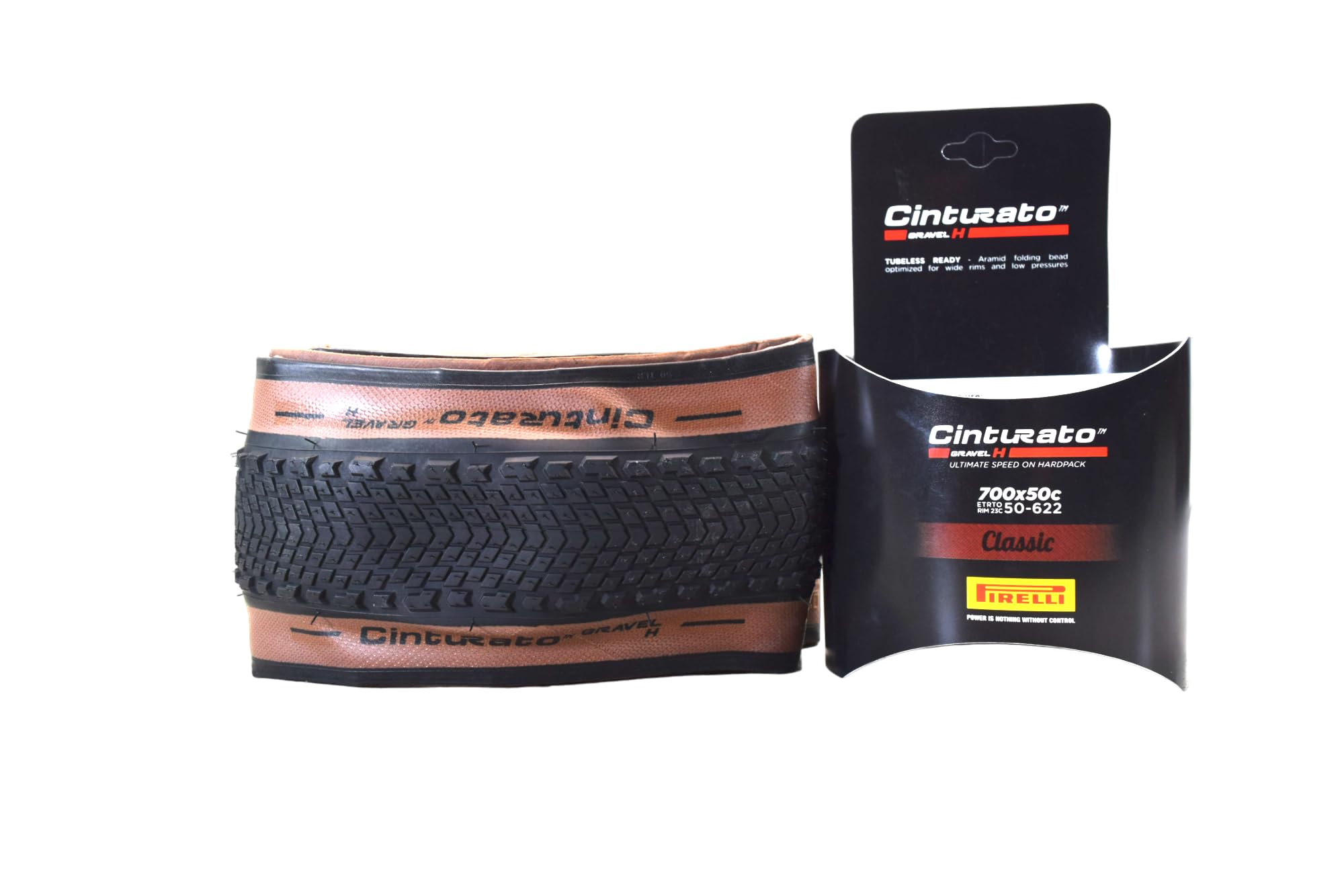 Pirelli Cinturato Gravel H Bike Tyre, Size 50-622, Classic Tan Wall - Image 2
