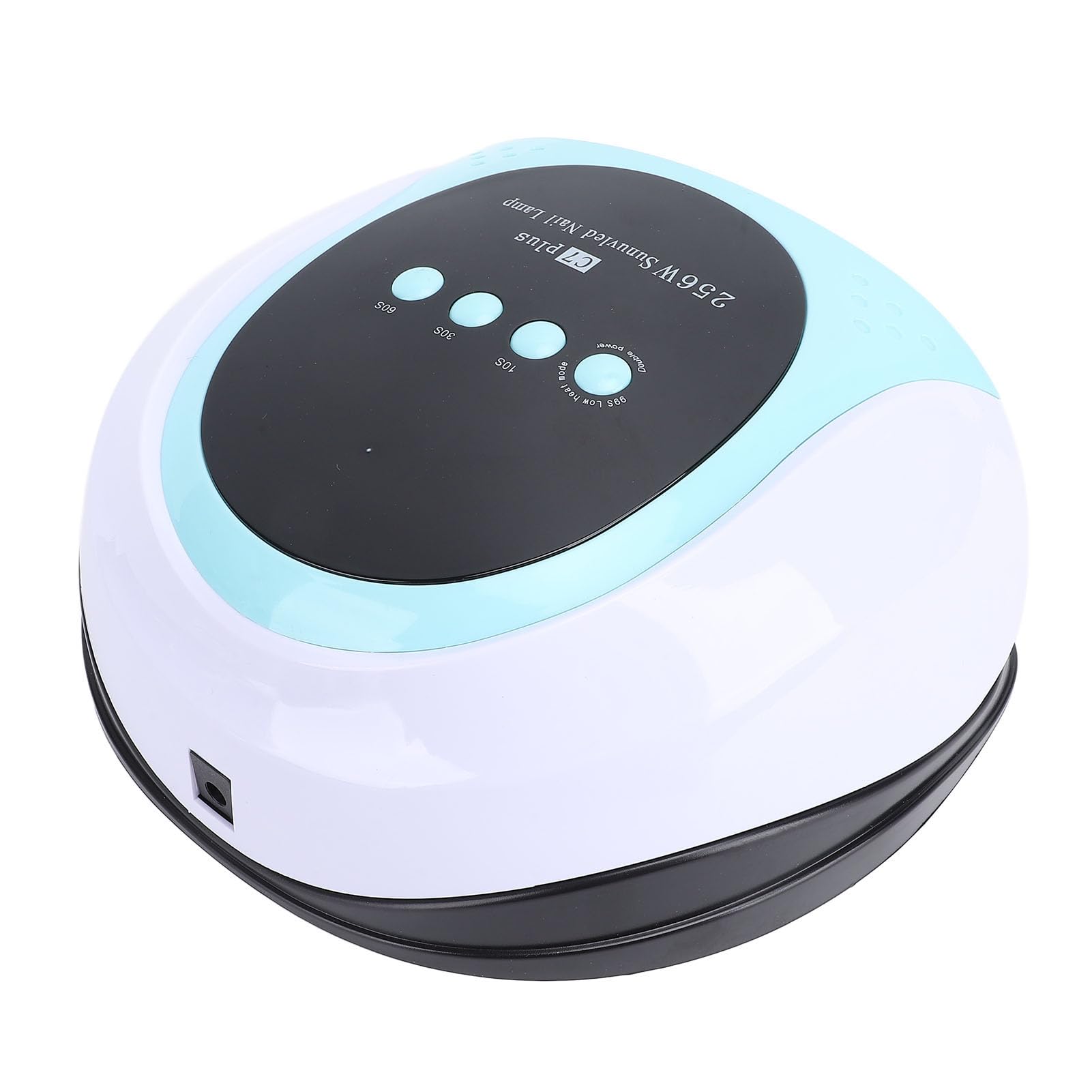 Secador de uñas de 256 W, lámpara LED U v con 3 configuraciones de temporizador, fuente de luz dual de secado rápido, luz de uñas con mango portátil con guantes de