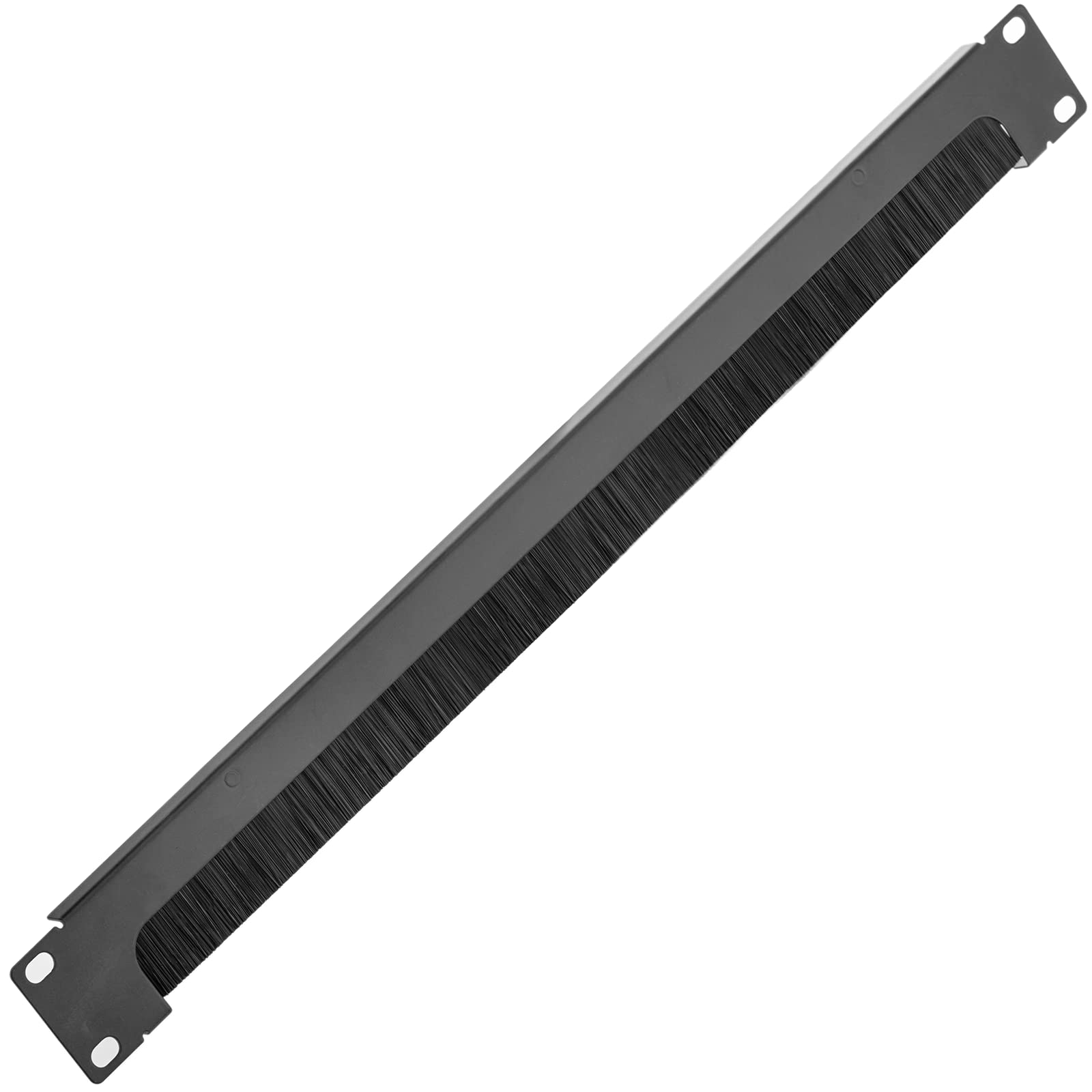 RackMatic - Panel pasacables guíacables para Armario Rack 19" 1U con Cepillo para gestión de Cables