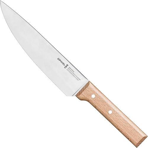 Opinel Cuchillo de chef de acero inoxidable paralelo