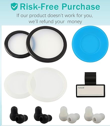 Miniatura 8 de 14Pcs Littmann Stethoscope Accessories Replacement Parts, 4 Pairs Soft Stethoscope Ear Tips Pieces Earplug Earbud Replacement Diaphragm Drum Cover