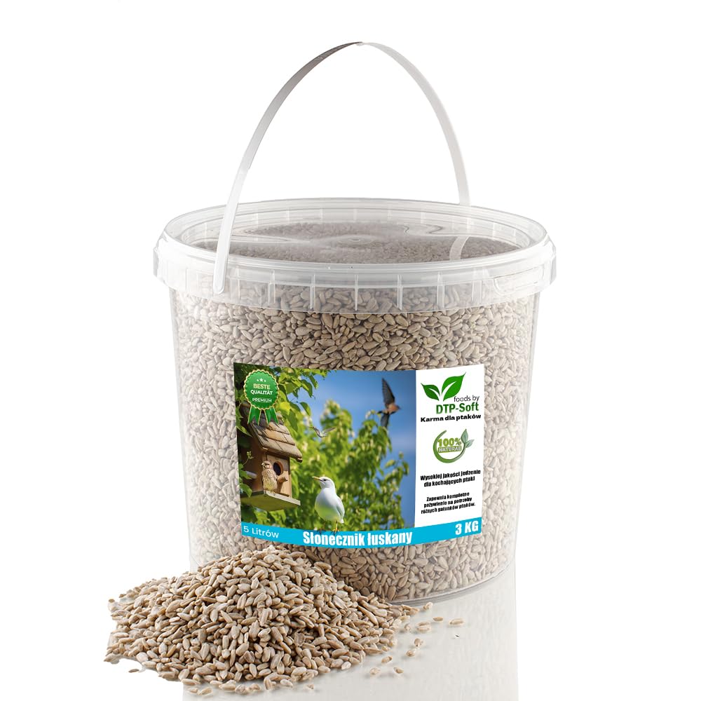 Zwarte Zonnebloempitten - 20 Kg, Vogelvoer Voor Het Hele Jaar (Wildvogelvoer) Vogelvoer Buitenvogels
