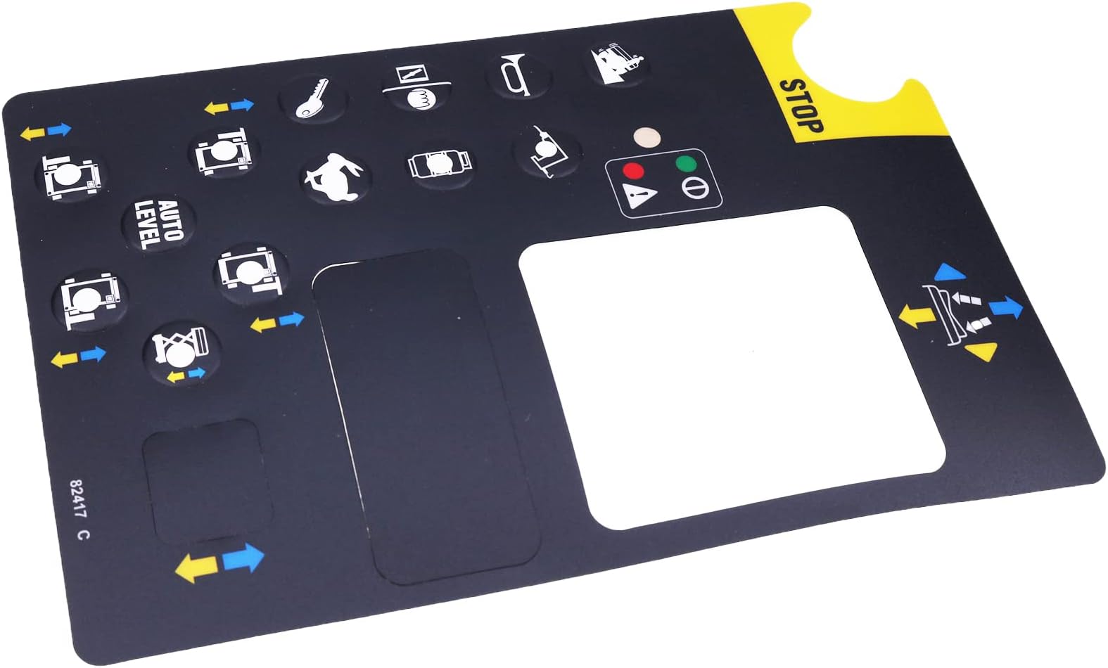 FridayParts Platform Control Panel Decal 82417 82417GT 82417 C for Genie GS-2668 RT GS-3268 RT GS-3384 GS-3390 GS-4390 GS-5390