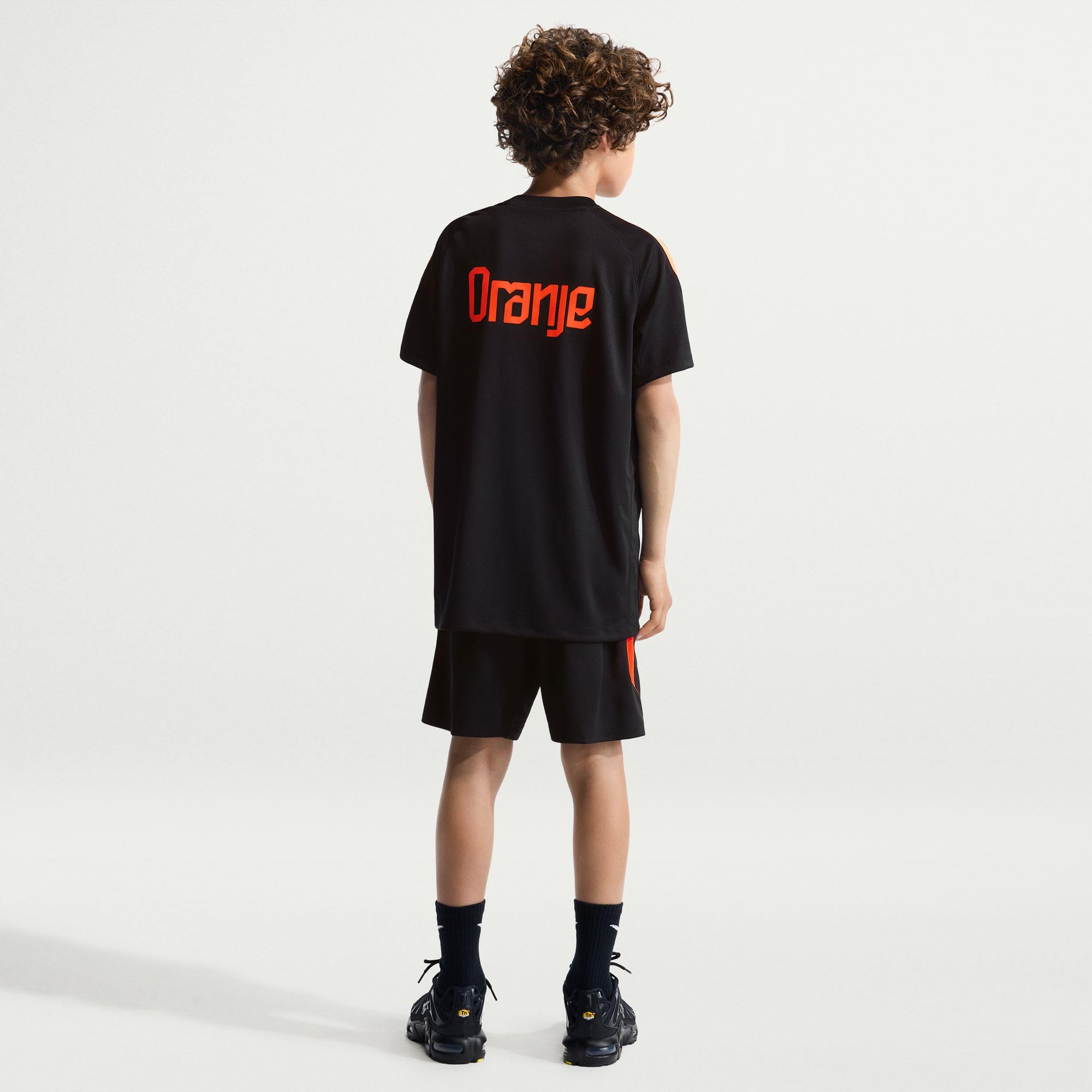 Nike Niederlande Strike Nike Dri-Fit Kurzarmshirt per bambini unisex per bambini a maniche corte