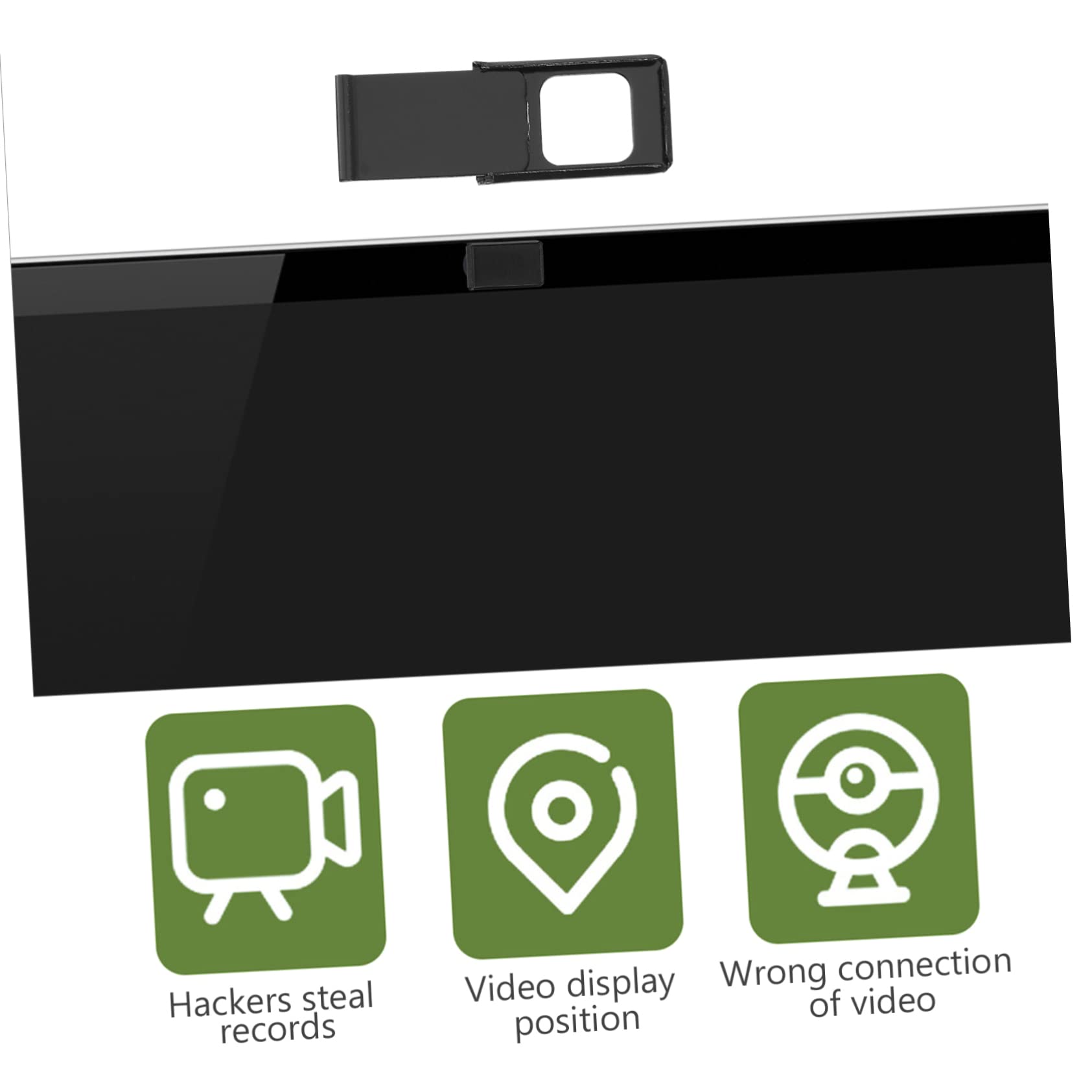 Uonlytech 10piezas Cubiertas Adhesivas para Webcam Deslizantes De Privacidad para Laptop Tablet y Móvil Protección Anti-Hacker Diseño Ultra Delgado y Fácil De Usar