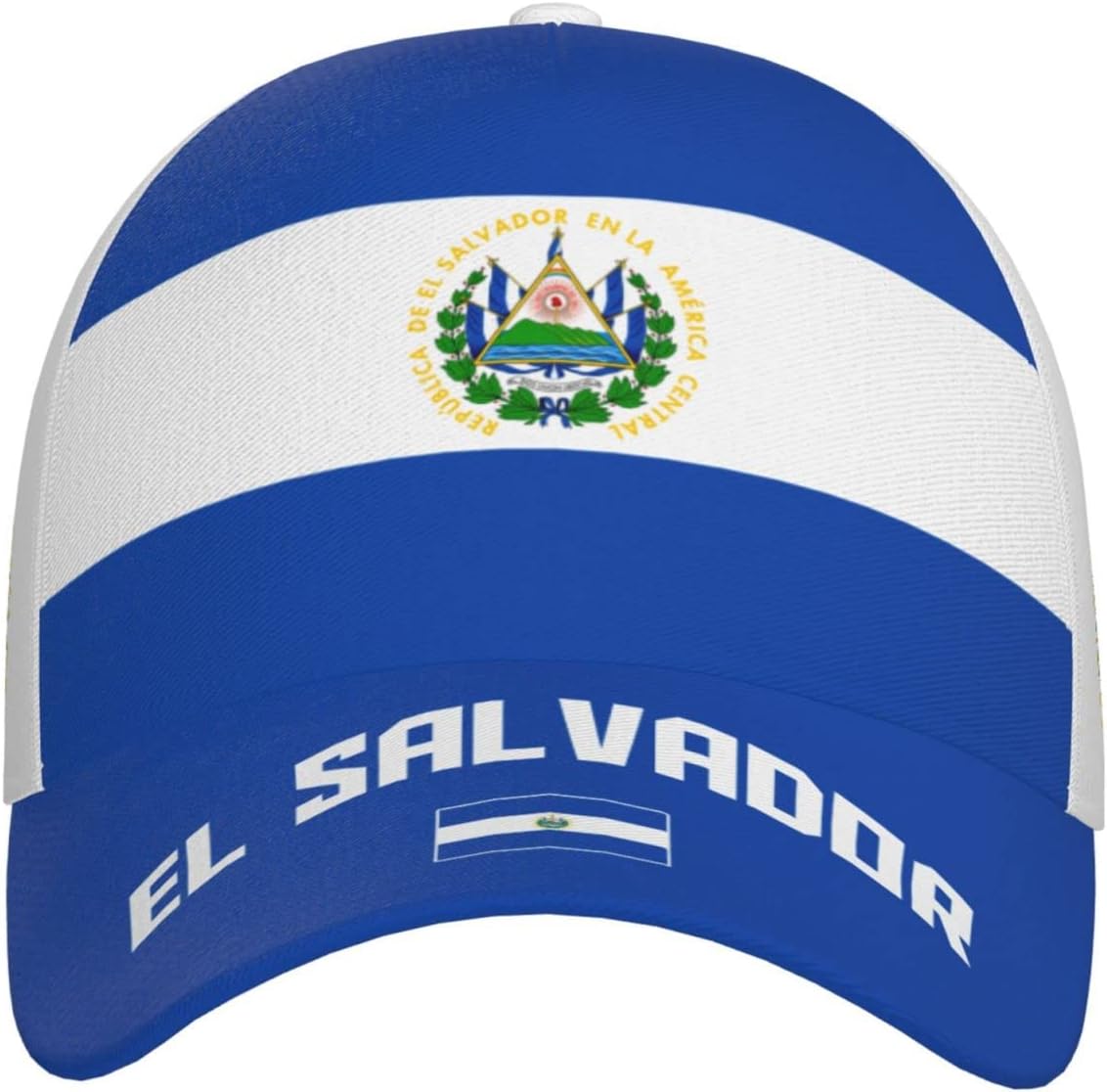 El Salvador Flag Salvadoran Cool Baseball Cap 3D Full Print Adult Unisex Adjustable Hat Soccer Patriotic Caps - Image 2
