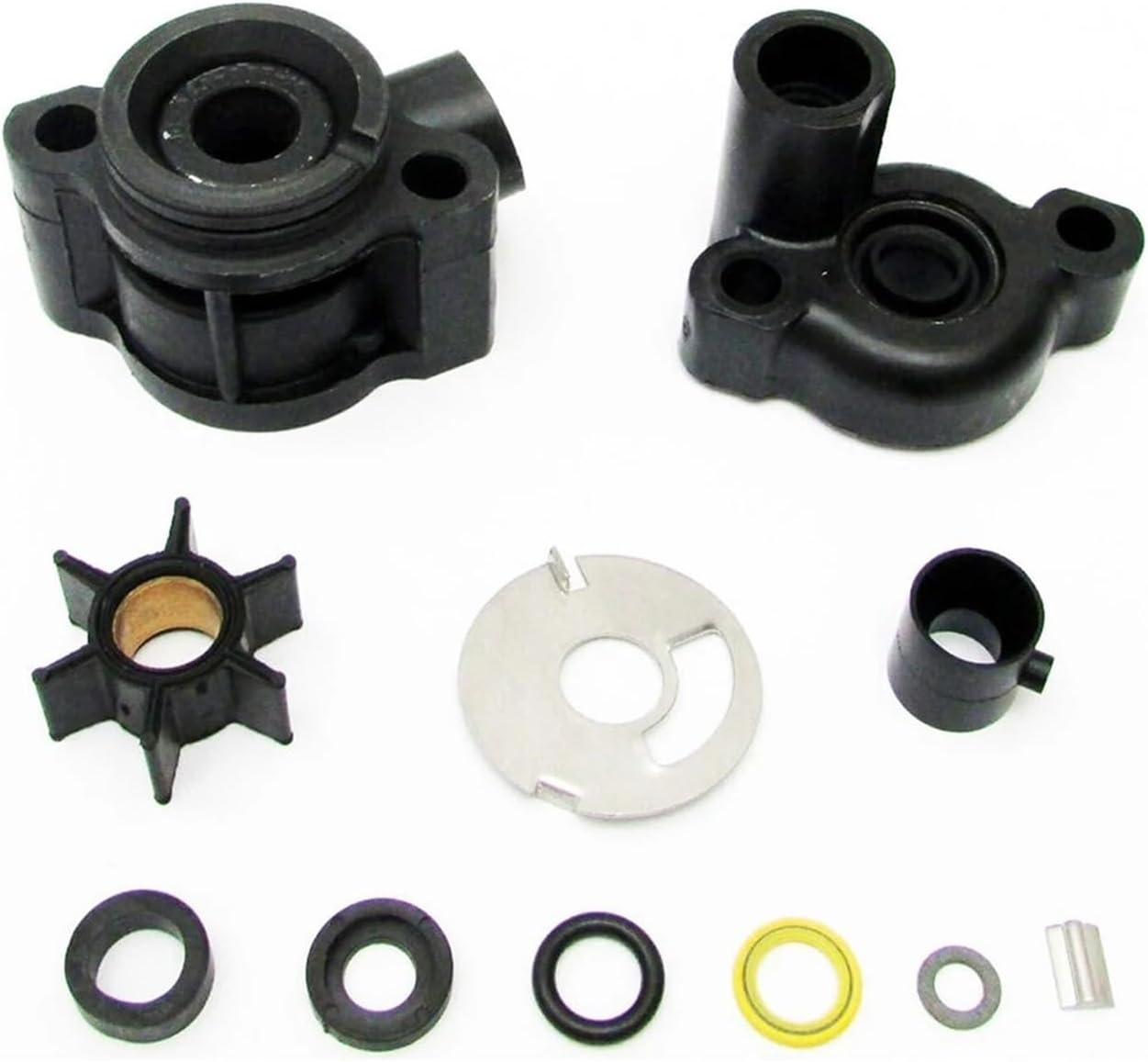 Coolant WaterPump Water Pump Replacement Kit with Impeller for Mercury for Marine for Outboard Engines 4 4.5 7.5 9.8HP 46-70941A3 for Sierra 18-3446 Car Water Pump