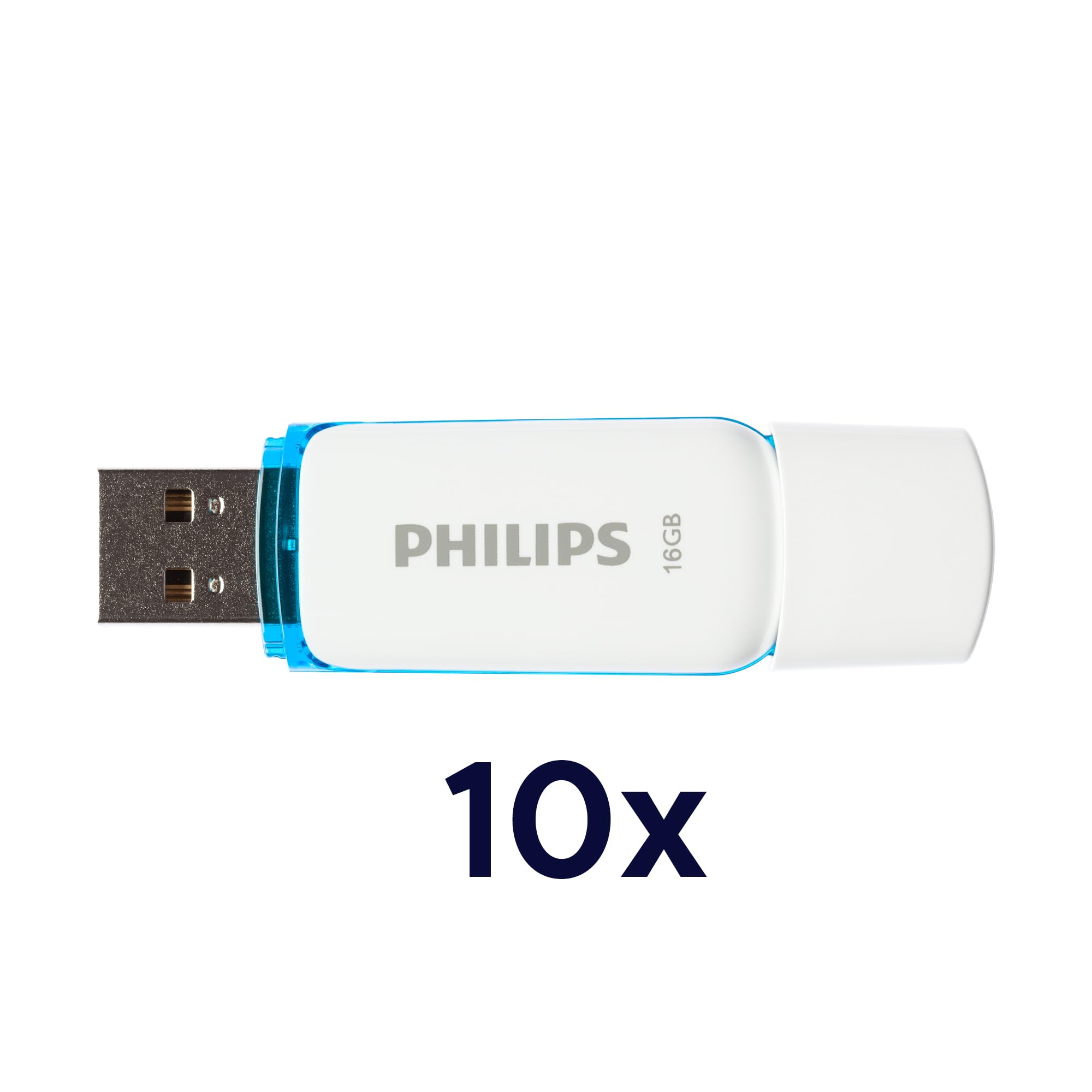 Philips Snow USB Flash Drive 64 GB, USB 3.0, 2 pack - Purple