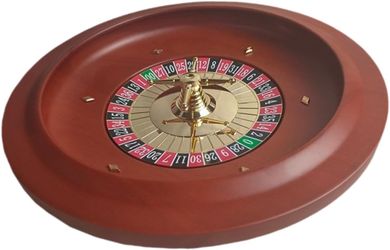 Wooden Roulette Wheel Creative Party Roulette Wheel for Carnival KTV