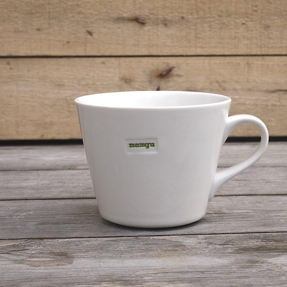 Keith Brymer Jones - Welsh/Cymraeg Word Range - Standard Ceramic White Mug - mamgu - 350ml - Gift Boxed