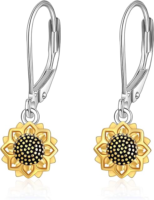 VONALA 925 Sterling Silver Leverback Earrings Fine Jewellery Birthday Gifts for Women Girls