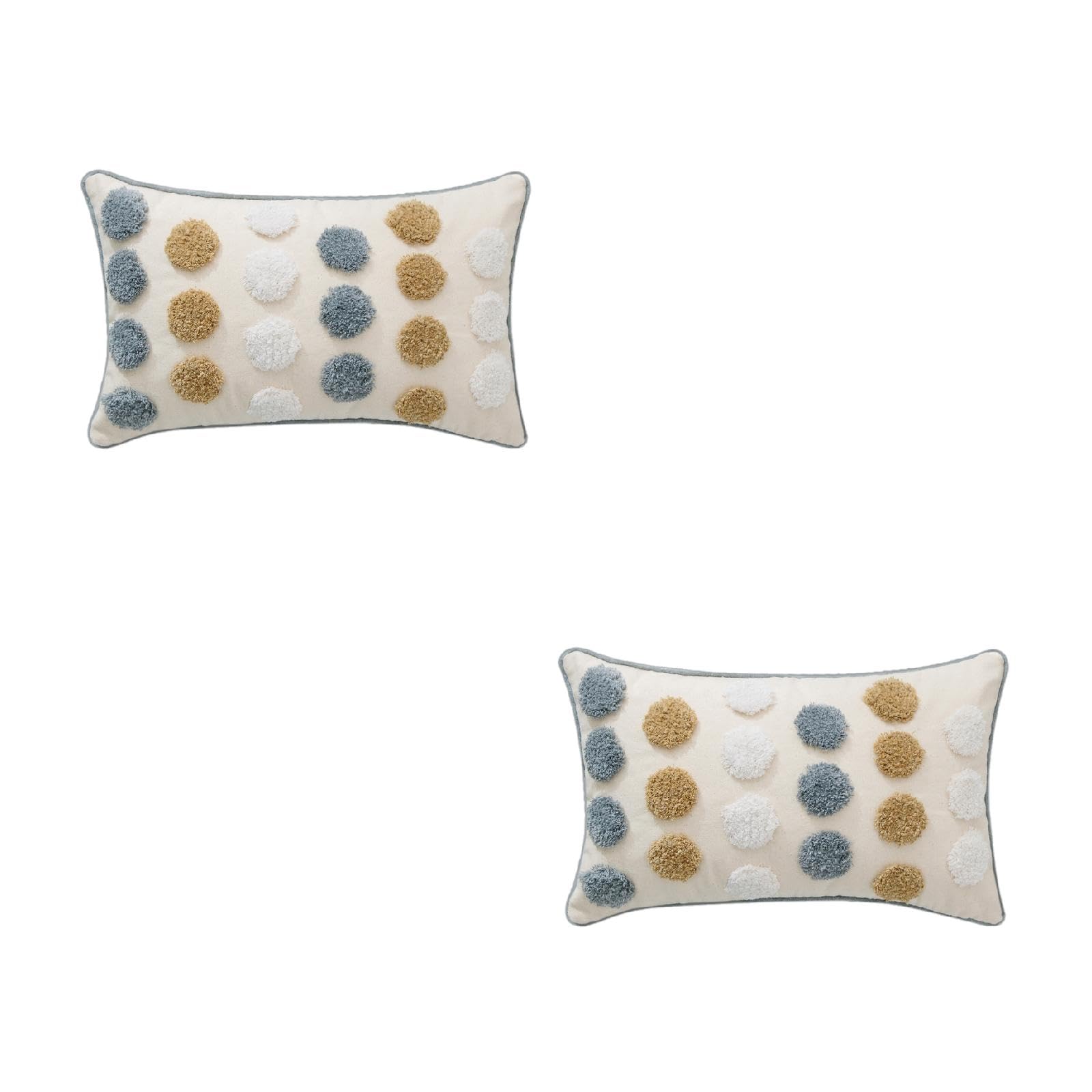 Housse de coussin touffetée déhoussable et lavable pour sofa