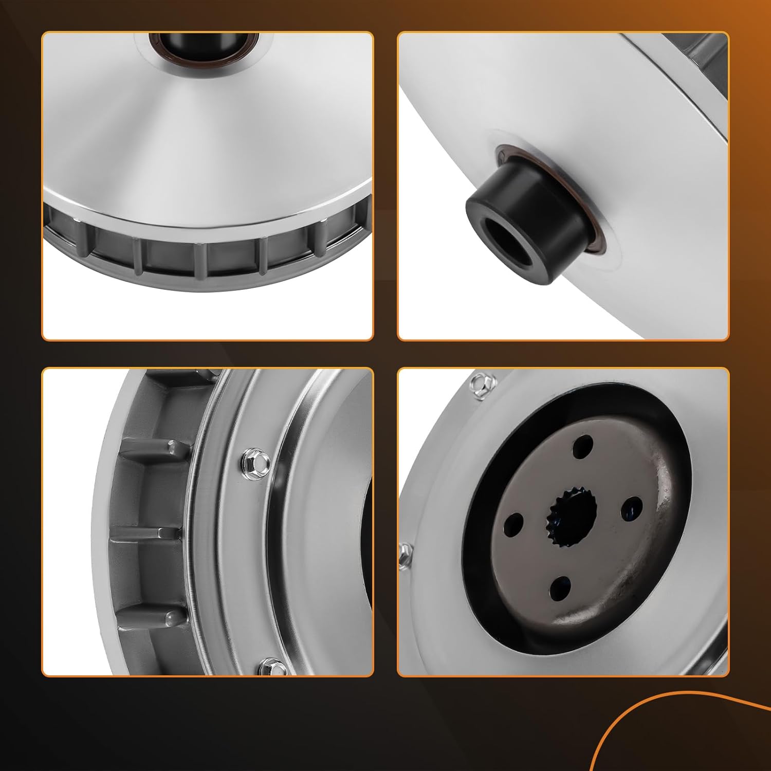 Tuningsworld Primary Clutch Sheave Assembly for Yamaha Rhino 660 4x4 4WV-17639-10-00 2004 2005 2006 2007