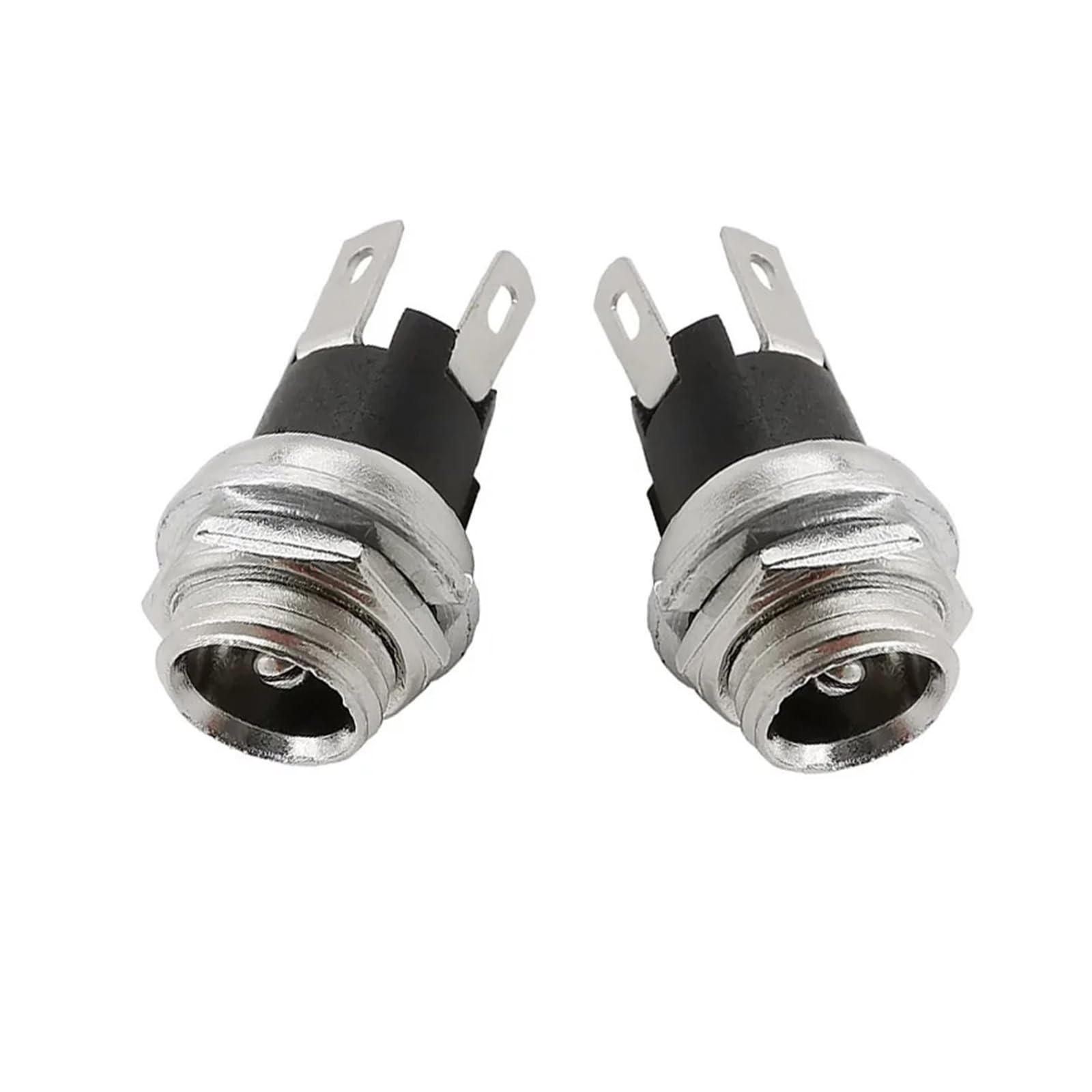 AARTERZZA 100Pcs DC025M 5.5 * 2.1mm Female Panel Connector 5.5x2.1mm connecotr Adapter