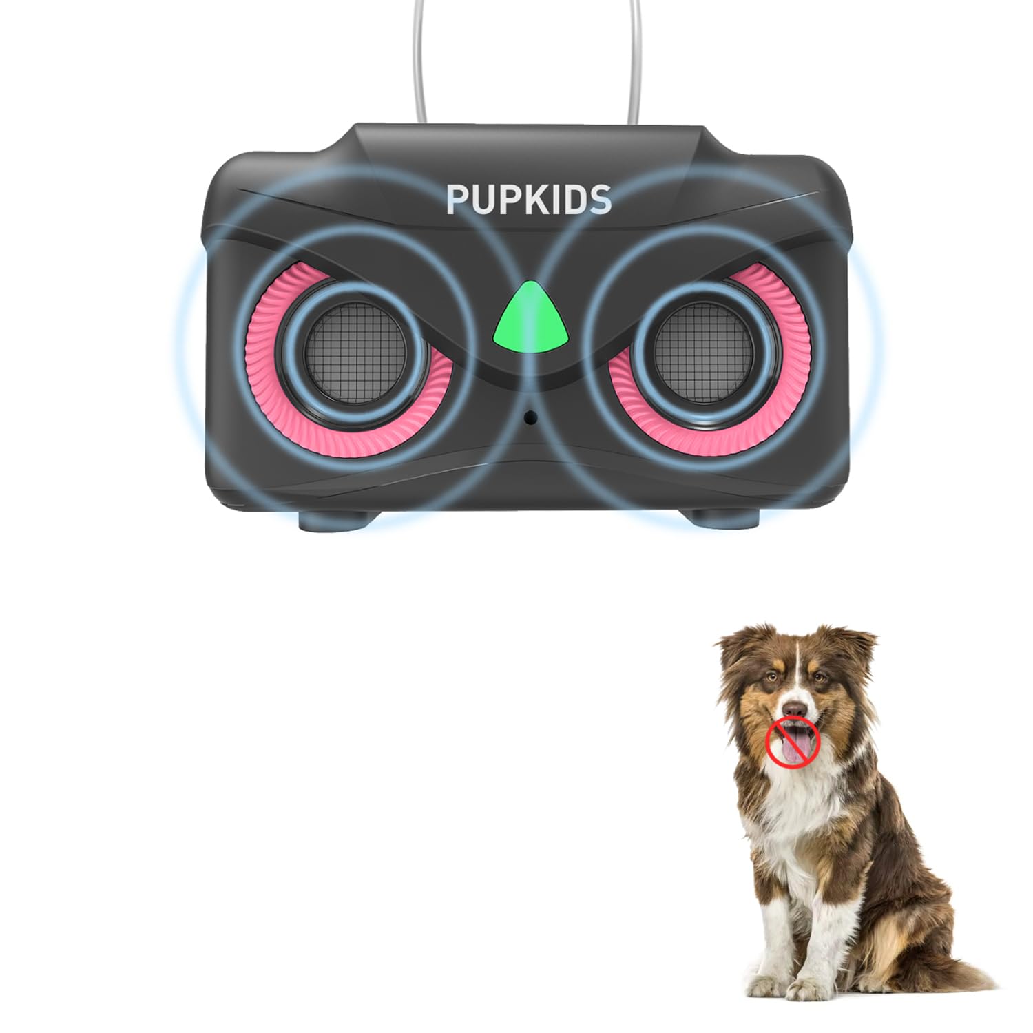 Anti Barking Device - Ultrasonic Dog Bark Deterrent Devices with 3 Adjustable Modes, Auto Dog Barking Control Devices Up to 50 Ft Range, Rechargeable Anti Barking Device For Small Medium Large Dogs