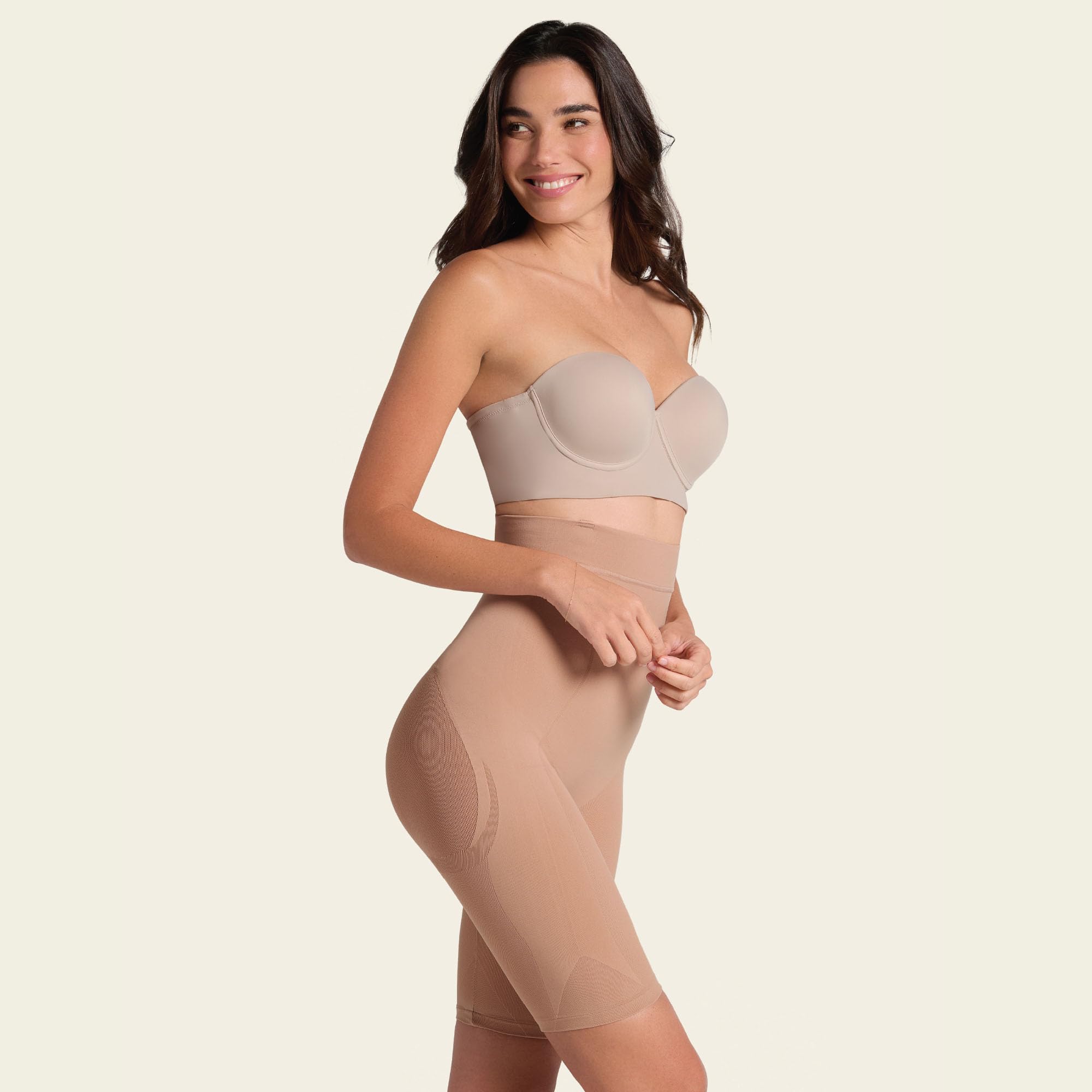 Leonisa Shapewear Radlerhose - Bauchweg Body Shaper Damen Unterwäsche
