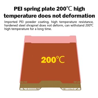 H2D/H2S PEI Build Plate 355x346.5MM Removable Double Sided Textured Board