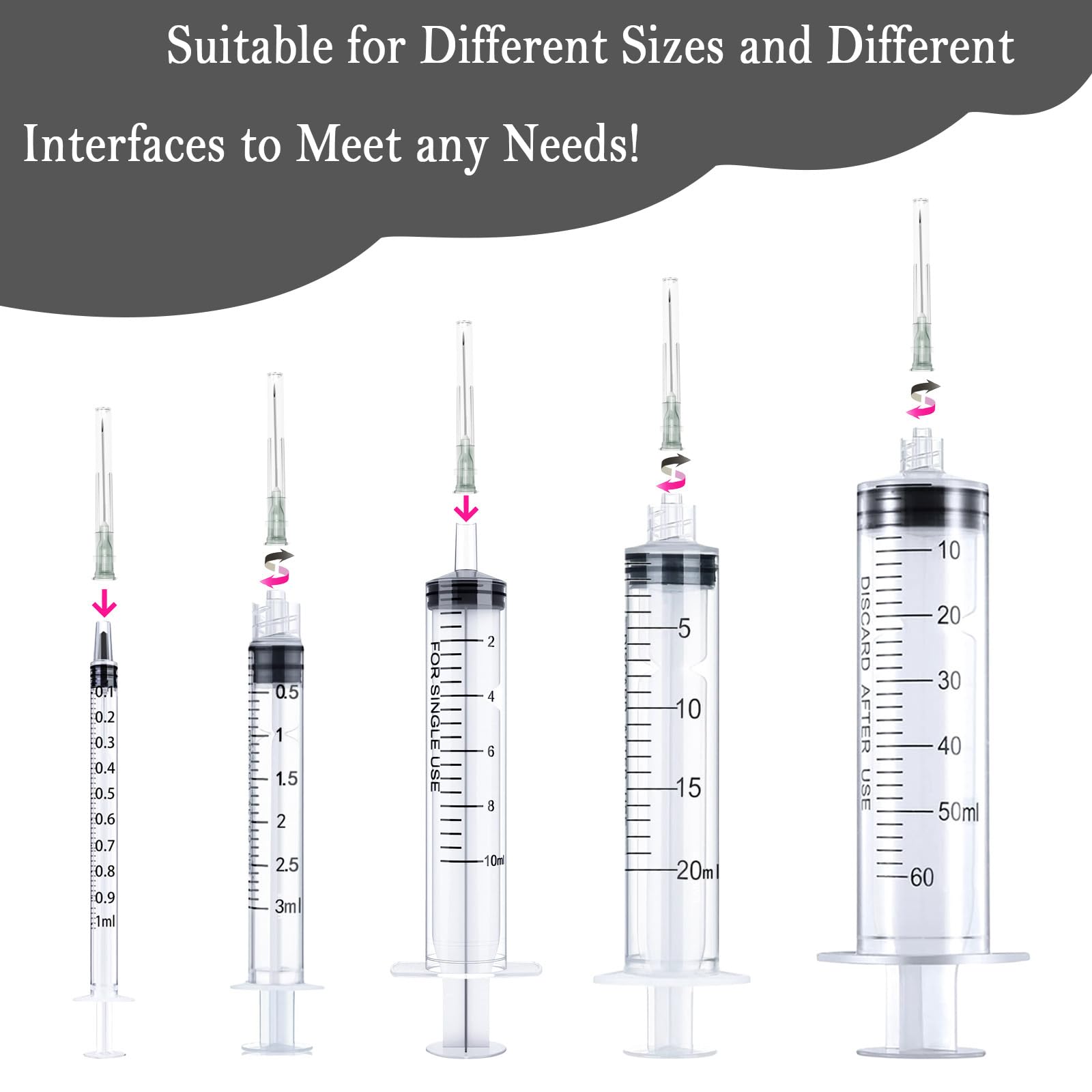 Snapklik.com : 100Pack -22Ga 15inch(38mm) Dispensing Needle,Individual ...