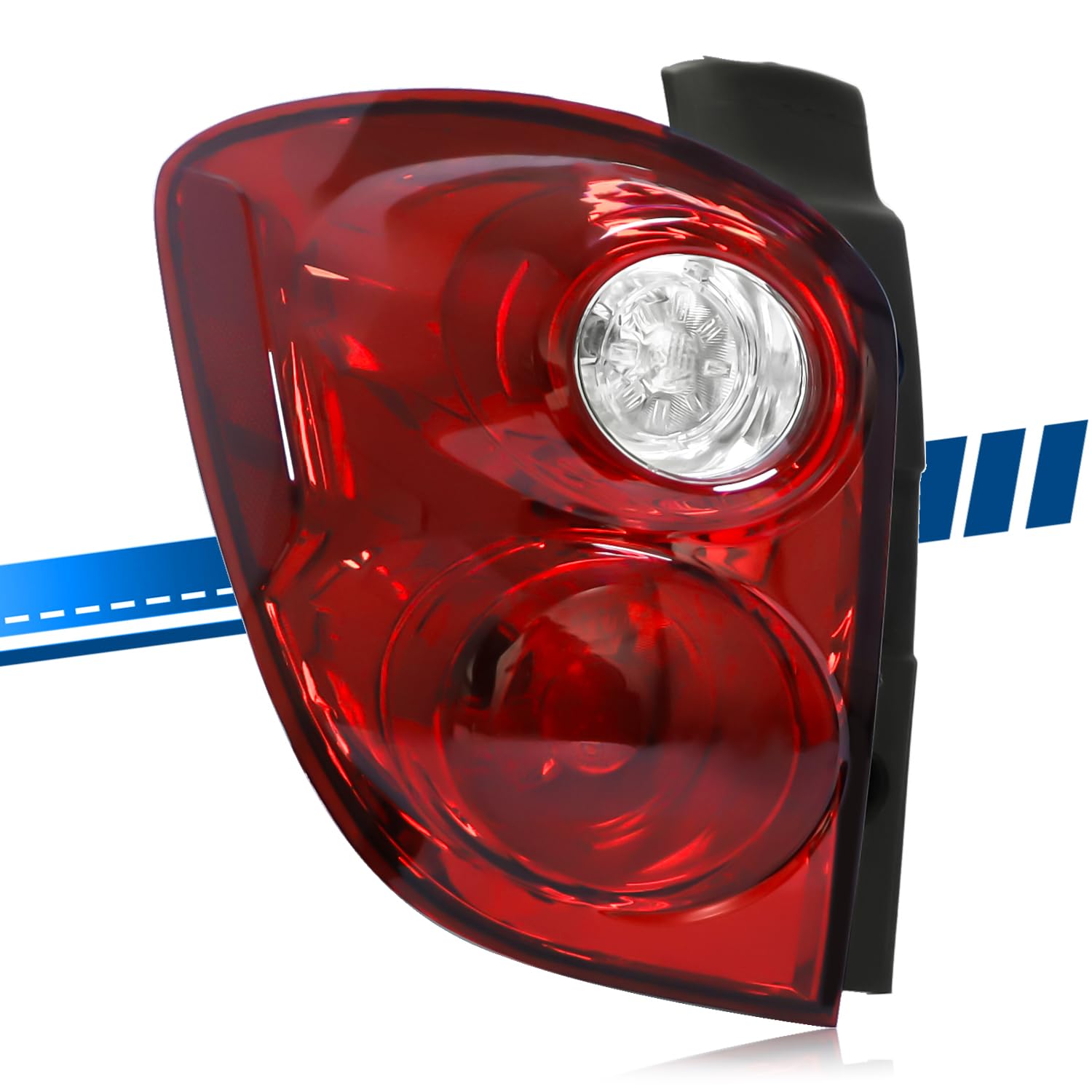 LIWEDFG Tail Light Assembly Compatible with Chevy Equinox 2010 2011 2012 2013 2014 2015 Taillights Halogen Type, Brake Rear Lamp Replacement for 20841506 22759317 GM2801242 Right Passenger Side