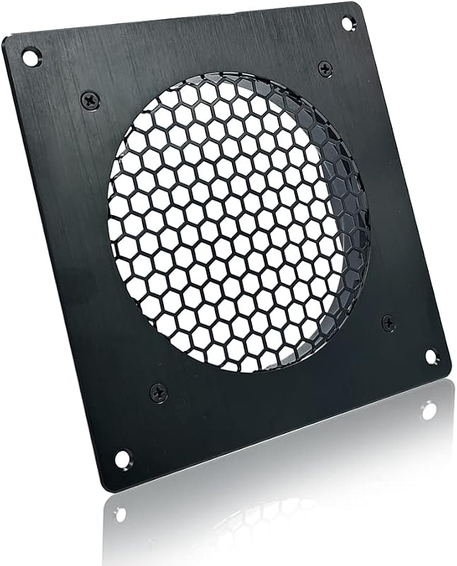 120MM Ventilation mesh for Cabinet AV Electronic Cabinet PC Computers, Also Includes a kit to Install an 120mm Fan.