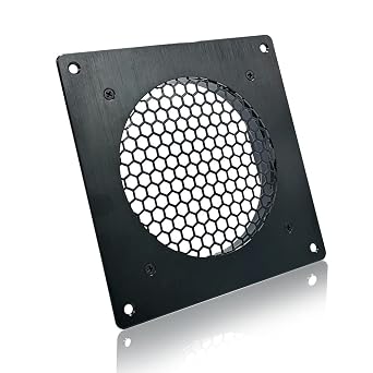 120MM Ventilation mesh for Cabinet AV Electronic Cabinet PC Computers, Also Includes a kit to Install an 120mm Fan.