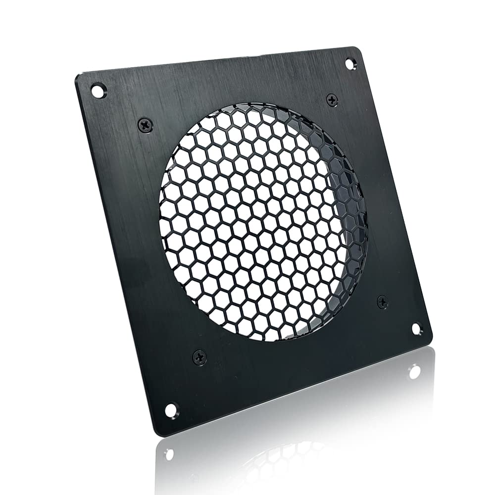 120MM Ventilation mesh for Cabinet AV Electronic Cabinet PC Computers, Also Includes a kit to Install an 120mm Fan.