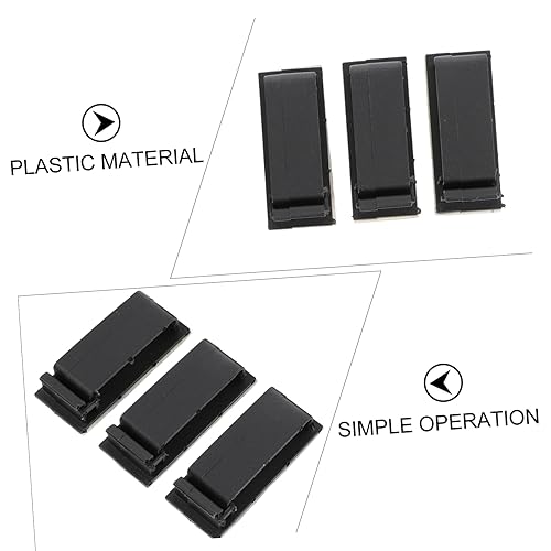 Miniatura 3 de Hemobllo Ganize Your Desk - 10 clips organizadores de cables autoadhesivos para auriculares, cables de cargador de teléfono