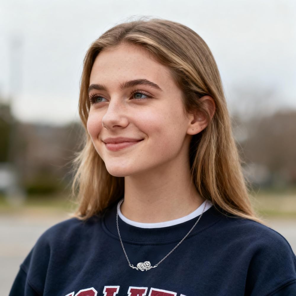 Sloth Necklace for Women Sterling Silver Cute Sloth Pendant Jewelry Gifts for Women Christmas Gifts - Image 3