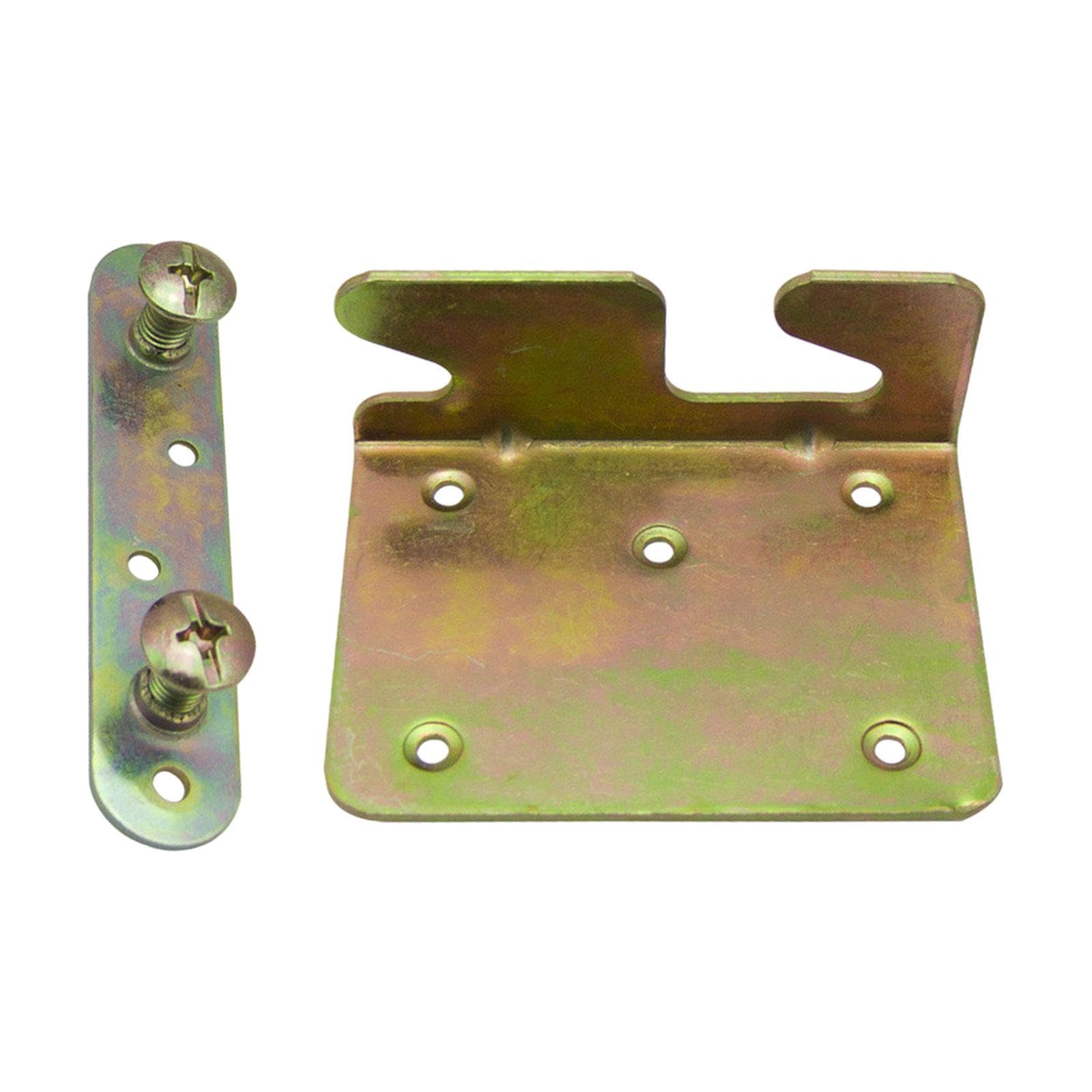 Bed Brackets Connectors Hinge Bed Hinges Bed Rail Hook Thickened Support for Connecting Wood Headboards Bed Corner Fasteners
