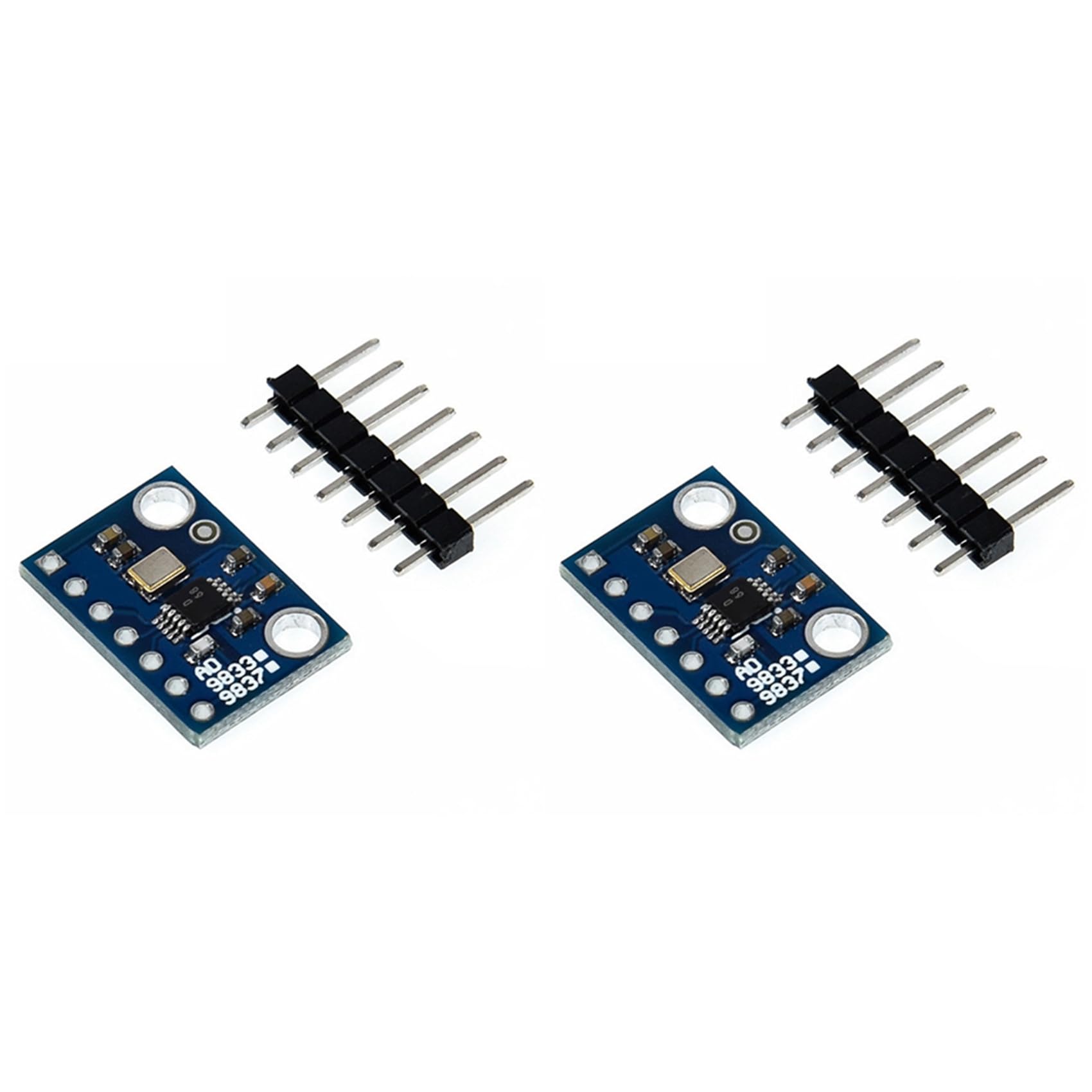 ISKDJBJG 2X AD9833 Module Sine Square Wave DDS Signal Generator Programmable Microprocessors Serial Interface Module -9833