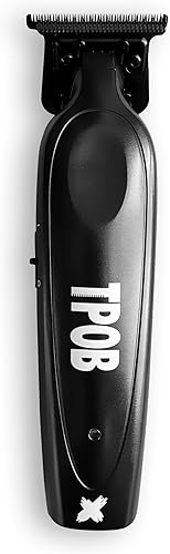 TPOB X Digital sin escobillas 7200rpm recortadora de pelo profesional para hombres, Psycho Zero Gapped T-Blade recortadora inalámbrica recargable