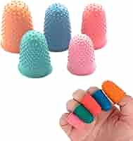 Dita In Gomma Antiscivolo - 10 Pezzi, 5 Colori - Per Contare Soldi, Scrivere, Digitare - Foto 7