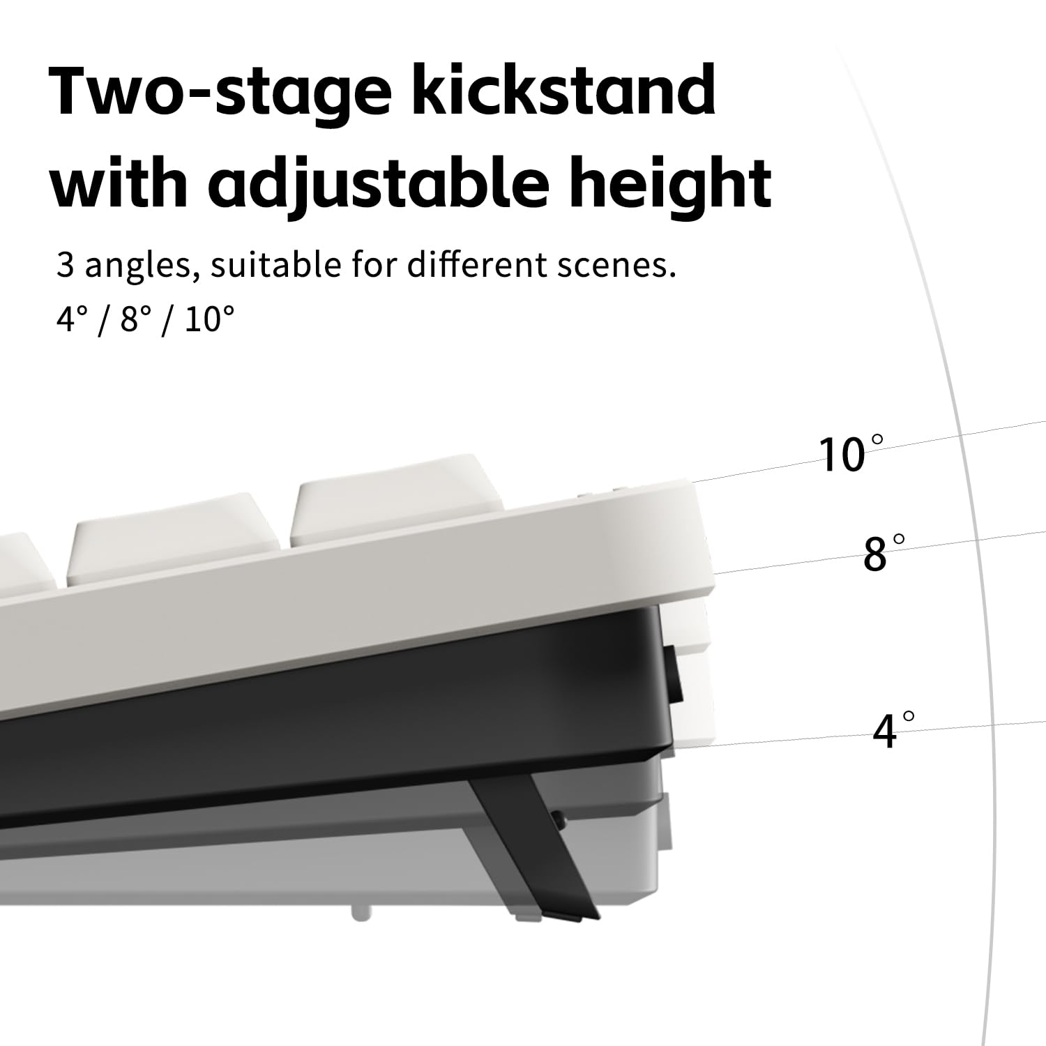 nuphy Node100 Low-Profile kabellose Mechanische Tastatur (US Layout) | Hot-Swappable,103 Tasten Computer Gaming Tastatur, Unterstützt Touch-Gesten, Bluetooth/2,4 GHz/USB-C