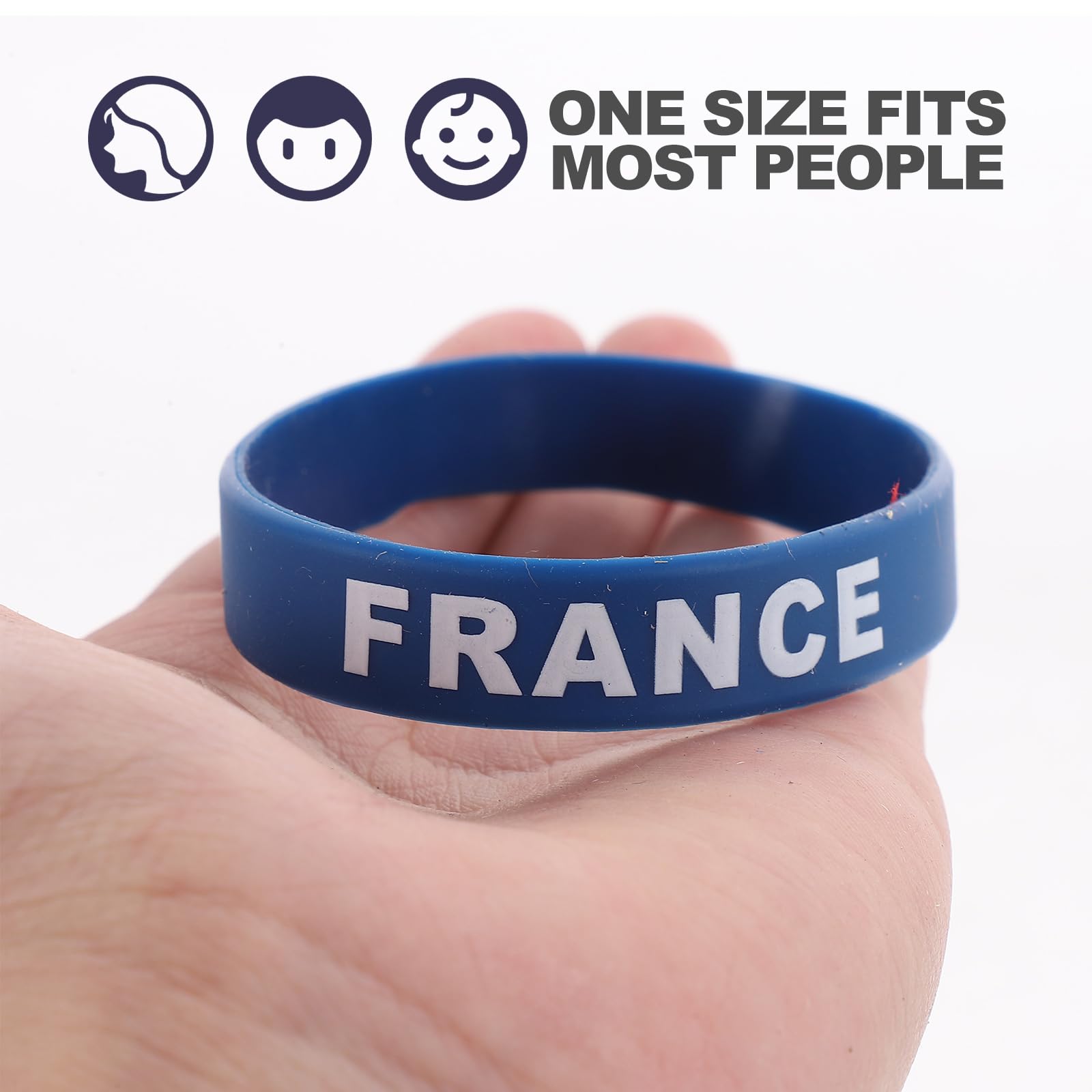 BESPORTBLE 5 Pièces Bracelet Cadeaux Drapeau Français Porte-clés Chaîne à Main