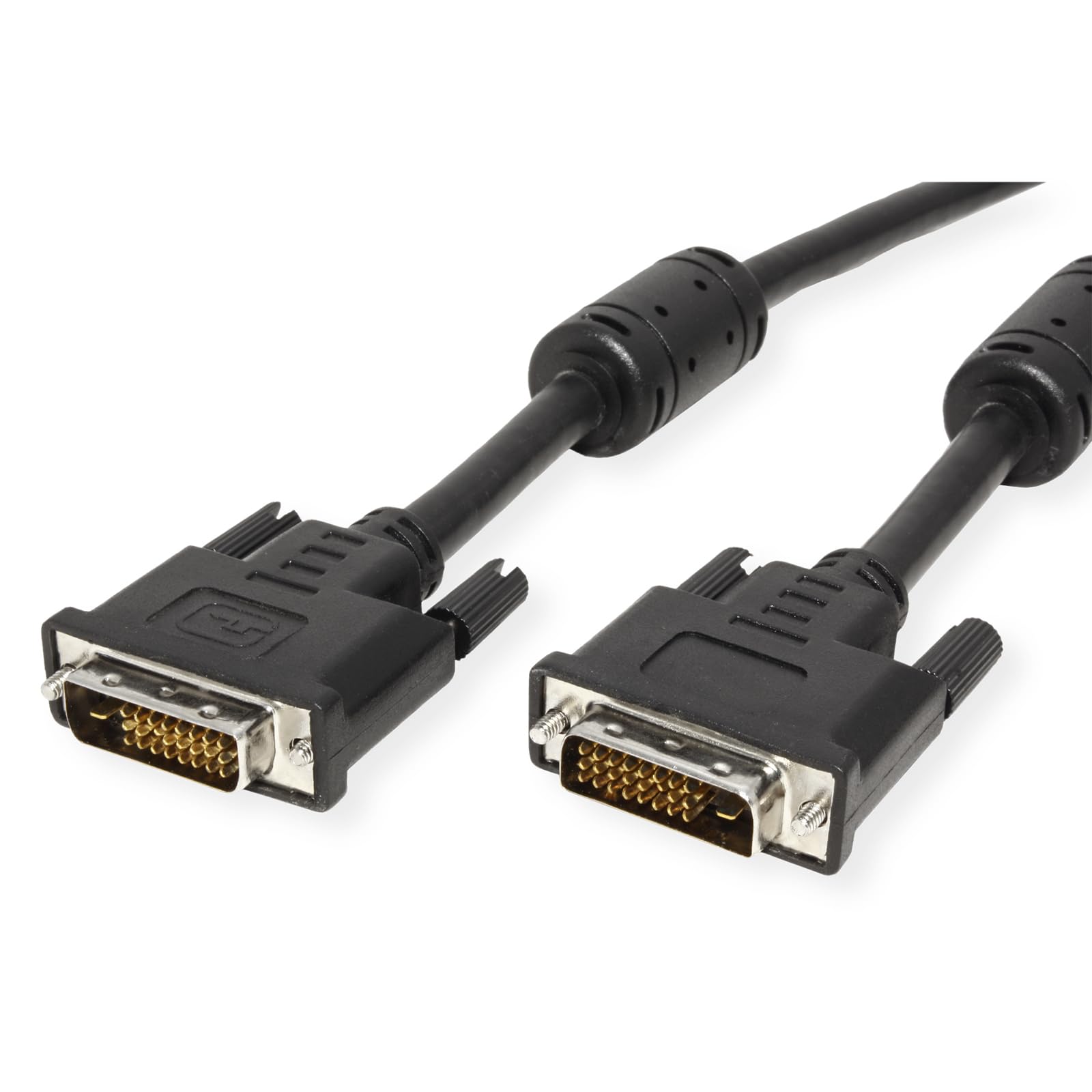 ROLINE DVI kabel do monitora DVI St – ST | kabel przyłączeniowy Dual Link | czarny 7,5 m