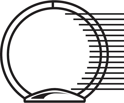 Miniatura 4 de Business Source Carpeta de anillos redondos, capacidad de 12" (09965)